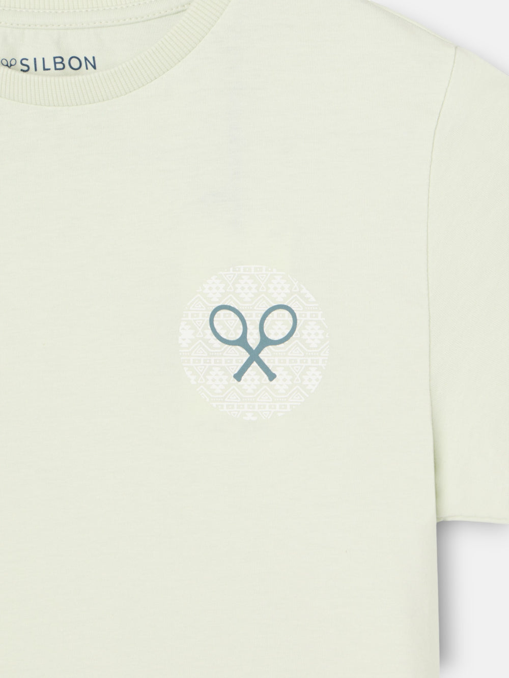 Camiseta kids raqueta etnica verde