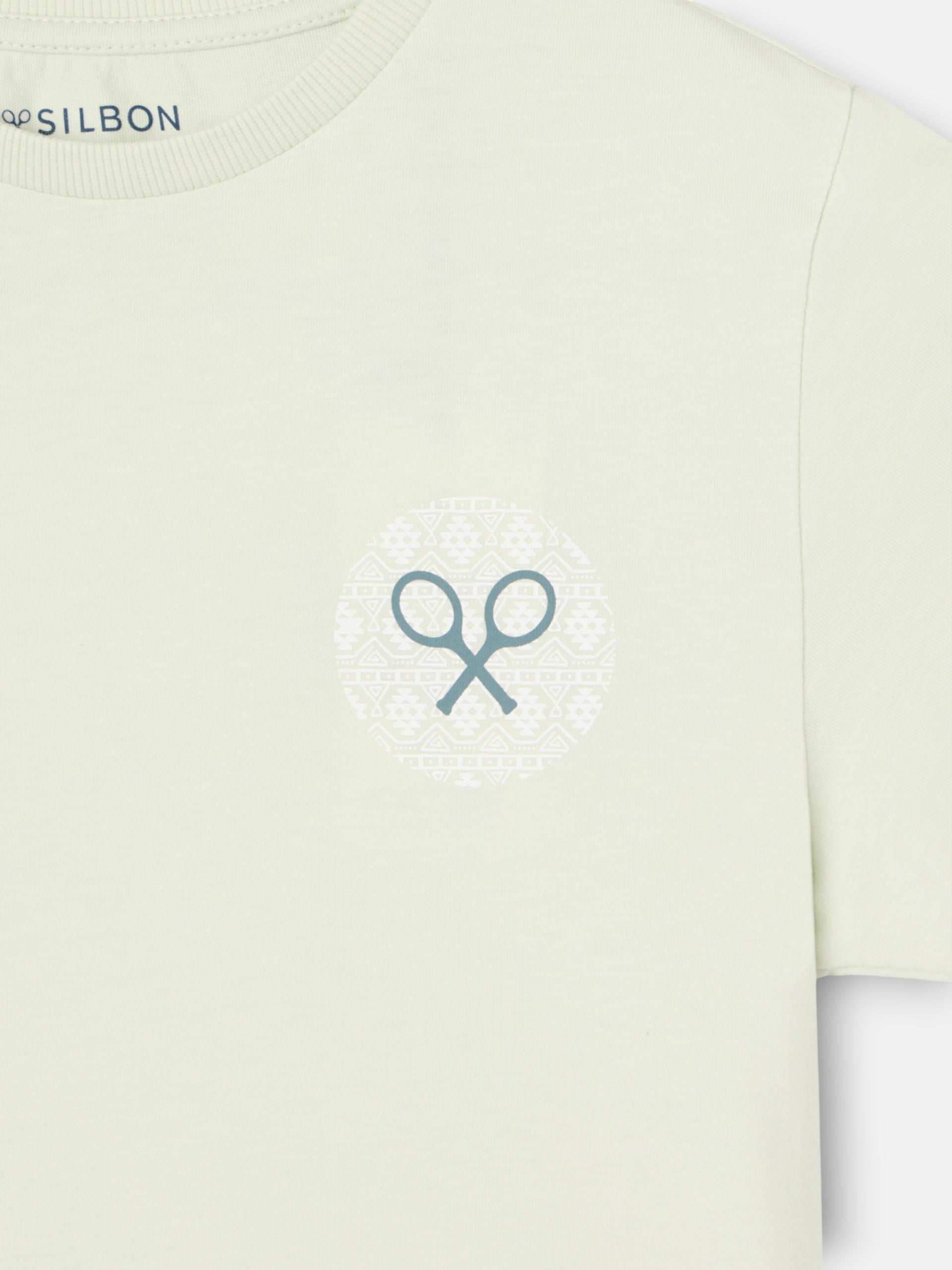 Camiseta kids raqueta etnica verde