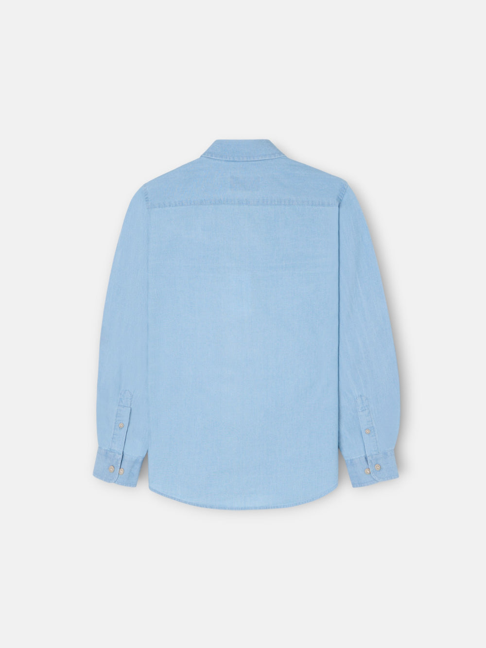 Camisa sport kids denim azul claro