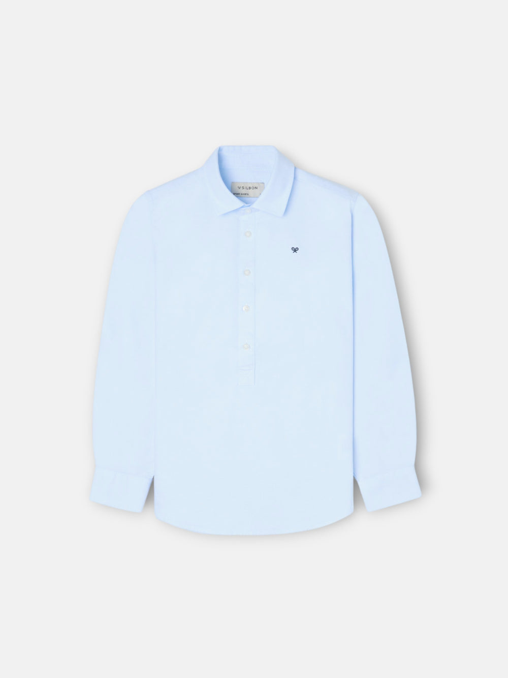 Polera sport kids oxford celeste