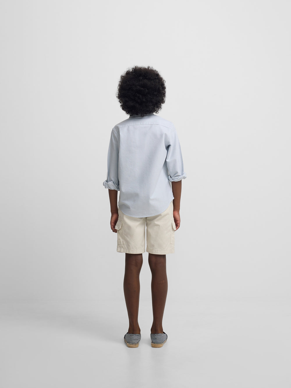 Camisa sport kids oxford verde