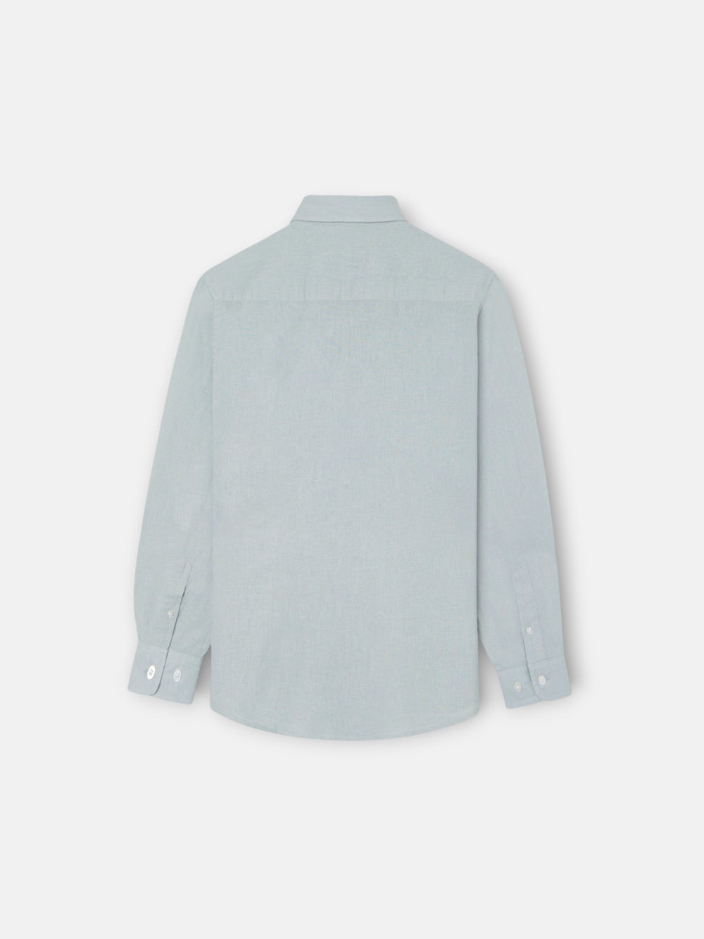 Light green linen sport guayabera for kids