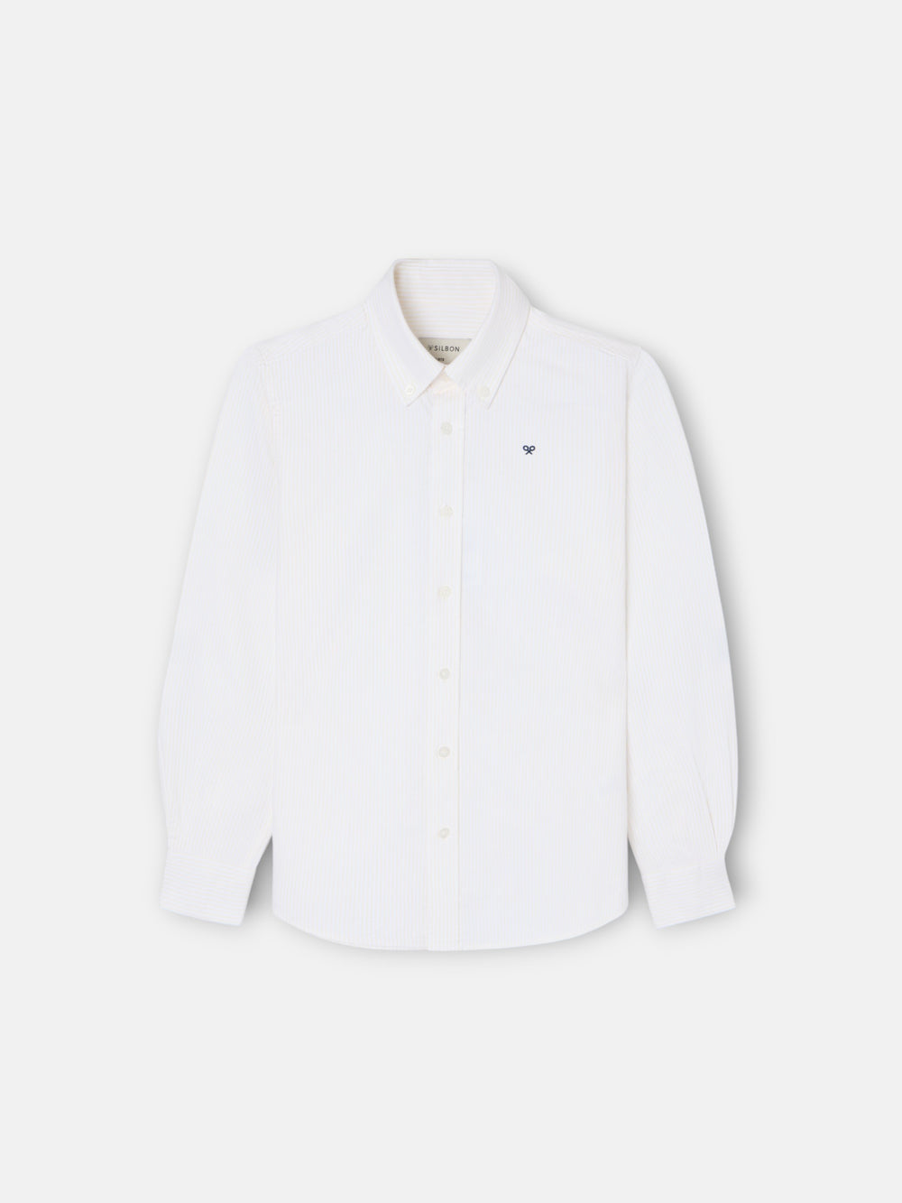 Camisa sport kids rayas oxford amarillo