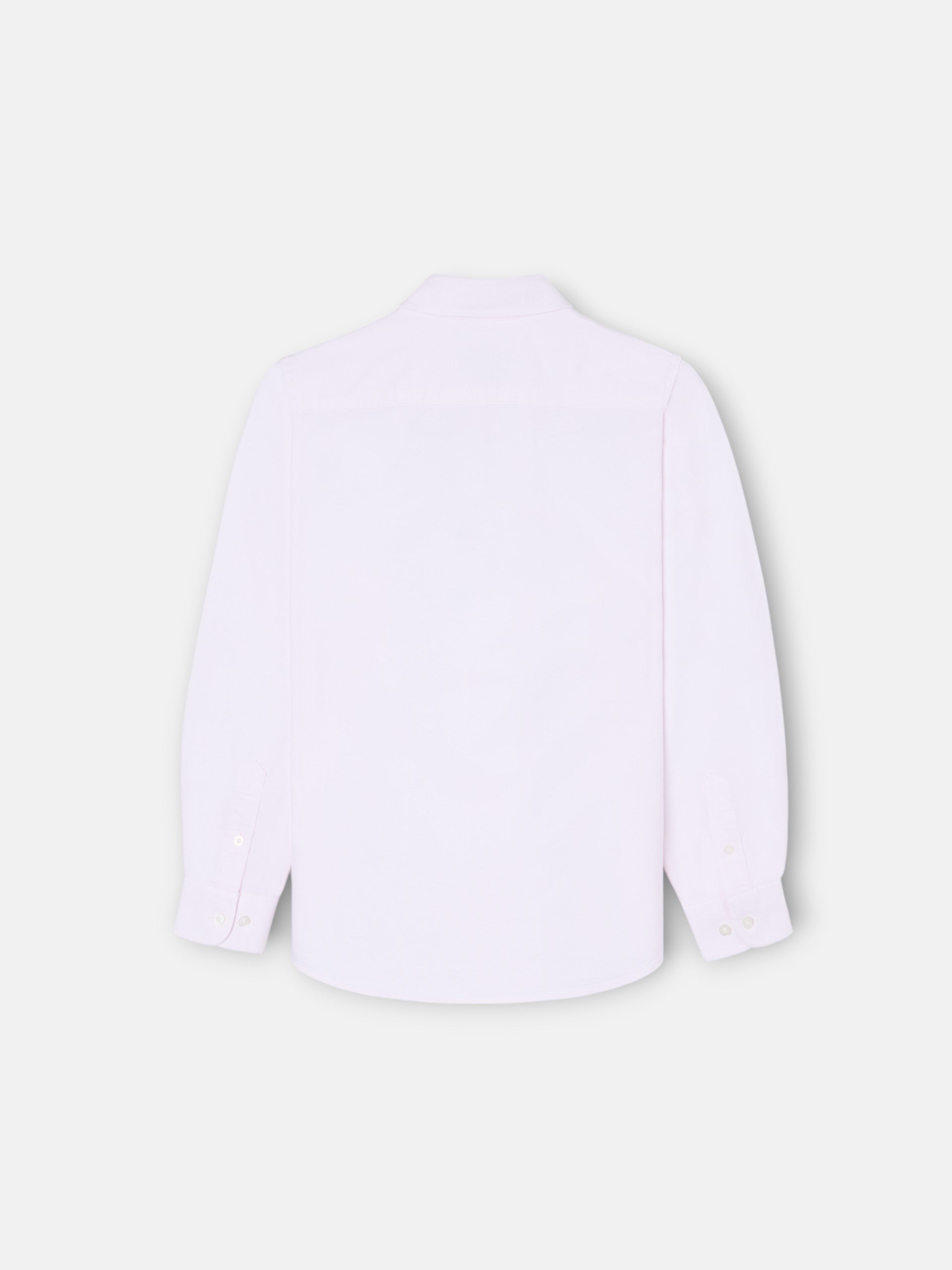 Camisa desportiva para crianças oxford rosa