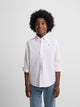 Camisa desportiva para crianças oxford rosa