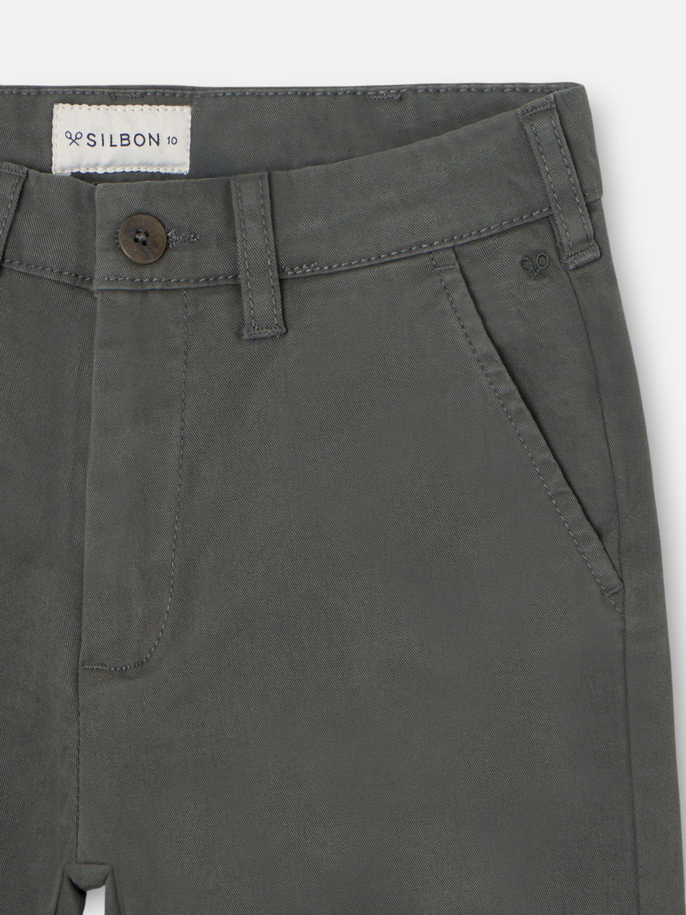 Pantalon chino vert sport pour enfants