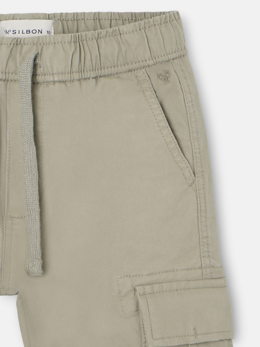 Pantalon cargo sport vert pour enfants
