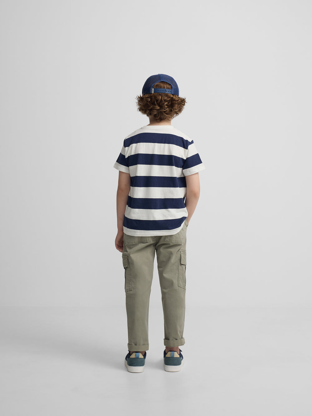 Pantalon cargo sport vert pour enfants