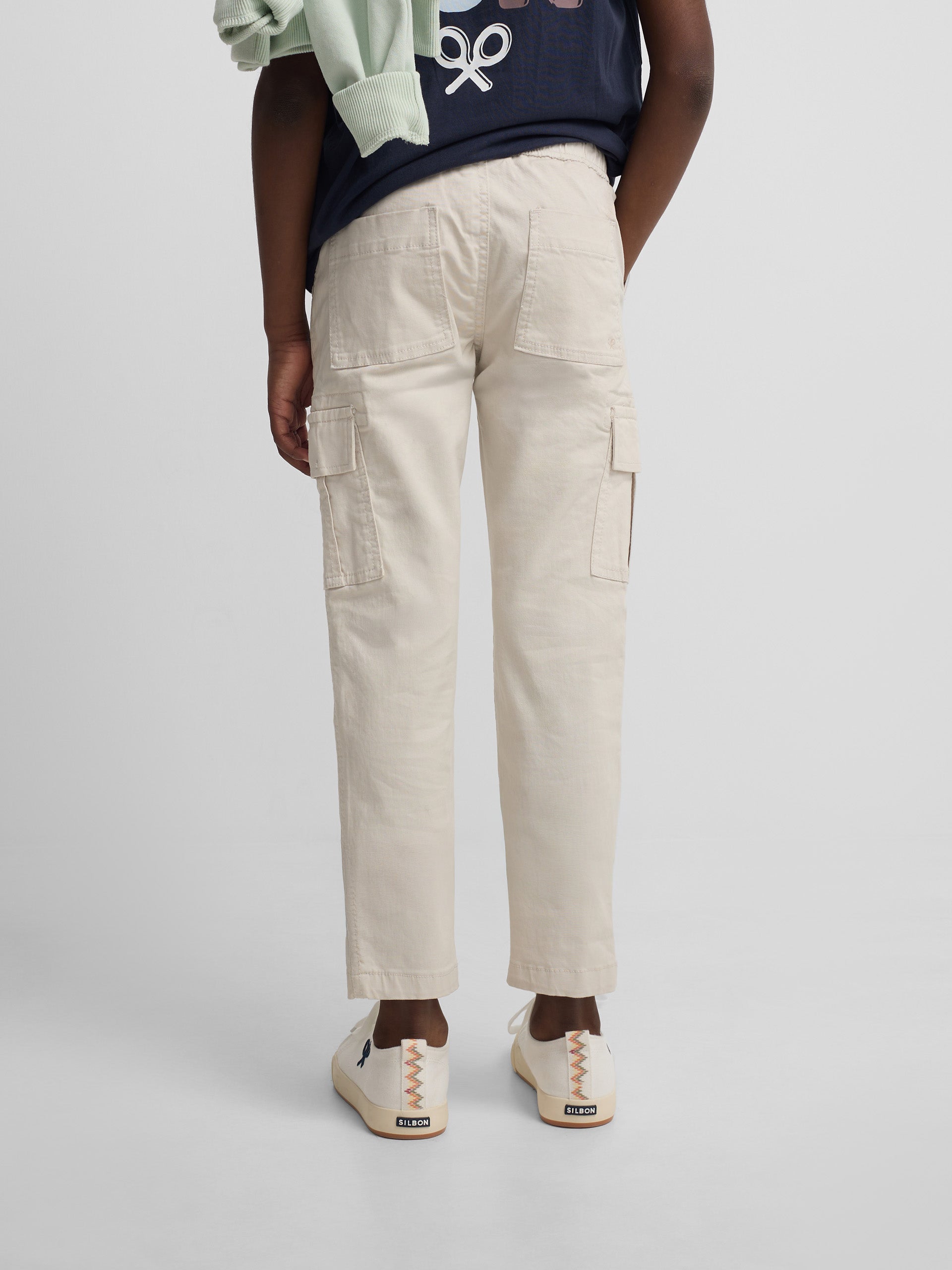 Pantalon sport kids cargo piedra