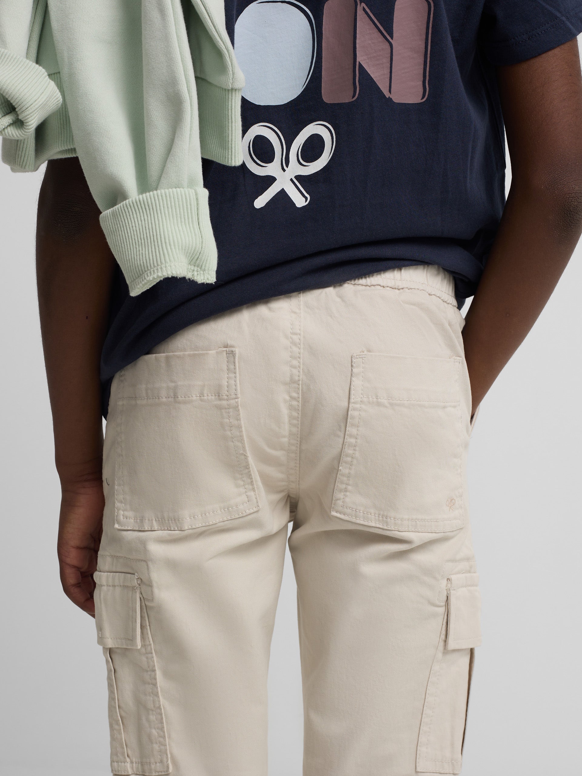 Pantalon sport kids cargo piedra