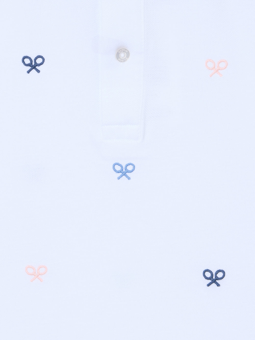 Polo enfant multiraquette couleurs blanc