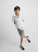 Polo infantil multiraquete cores branco