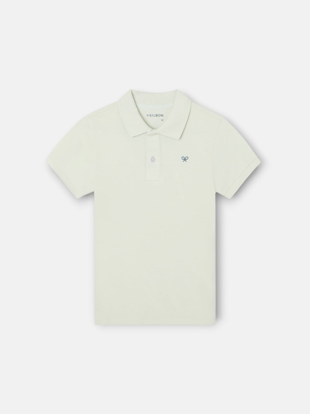 Polo enfant raquette ethnique vert