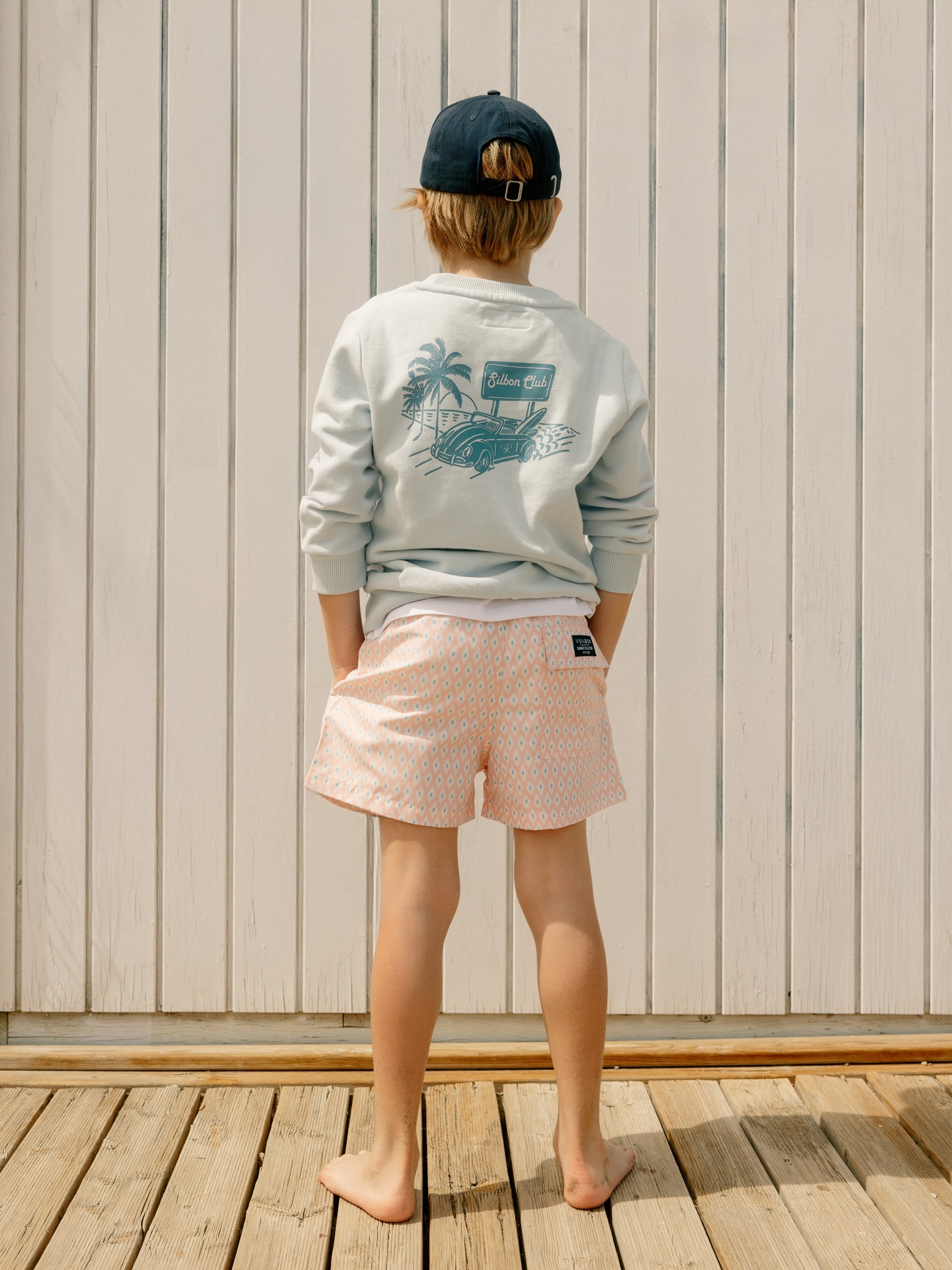 Sweat-shirt enfant Silbon club bleu