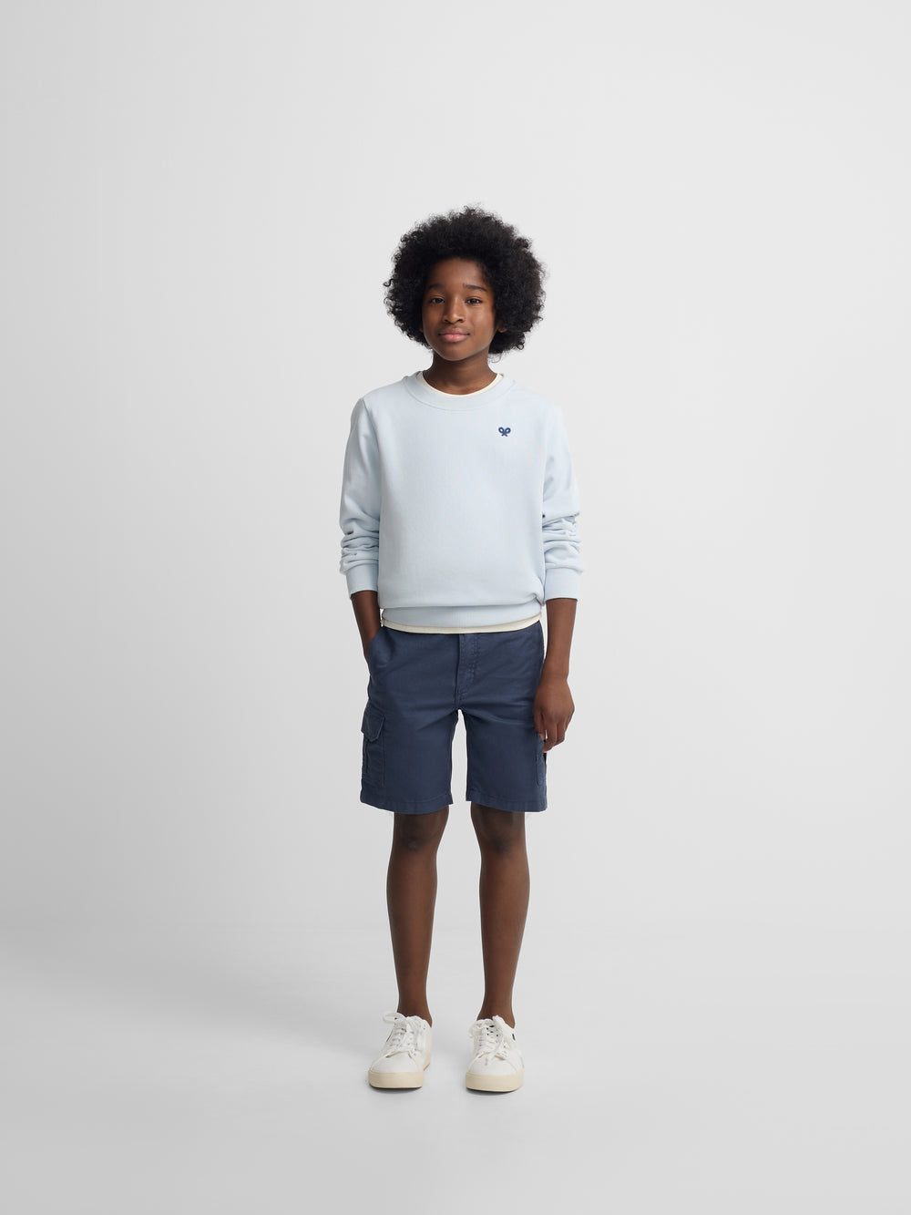 Sweat-shirt enfant Silbon club bleu