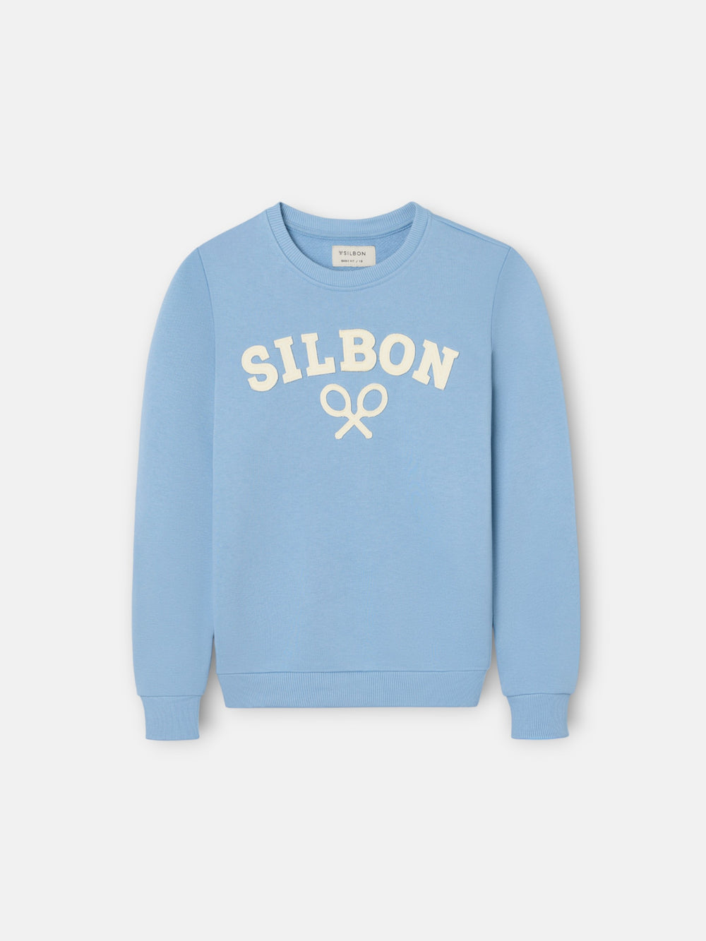 Sudadera kids Silbon raqueta media azul indigo