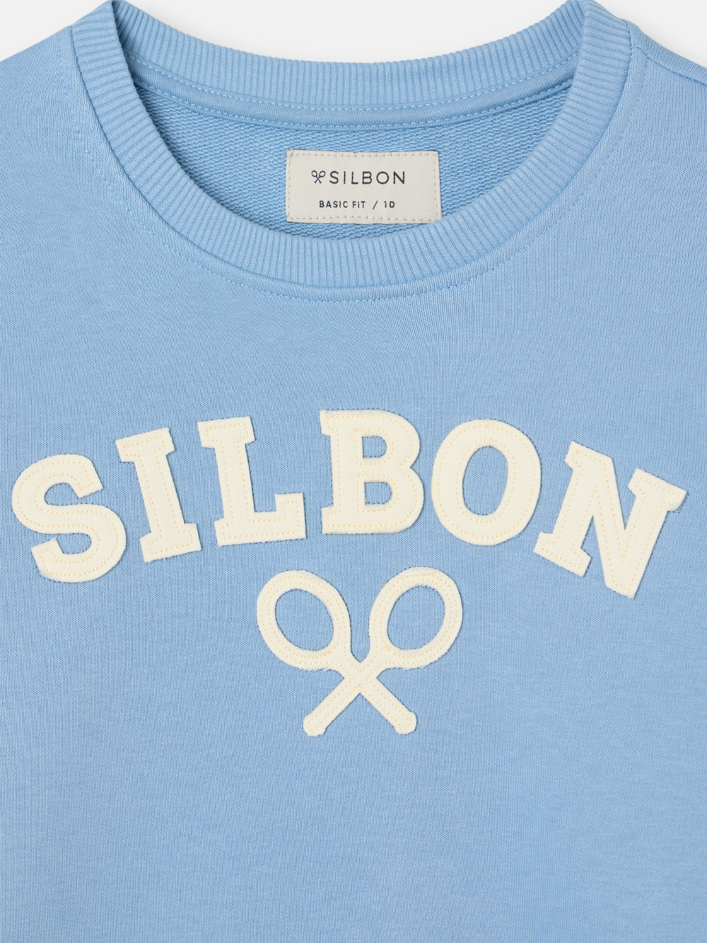 Sudadera kids Silbon raqueta media azul indigo