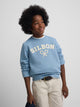 Sweatshirt kids Silbon raquete meia azul índigo
