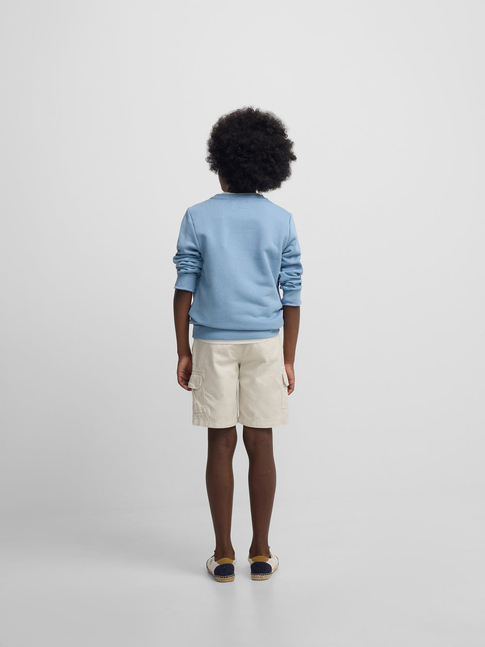 Sudadera kids Silbon raqueta media azul indigo