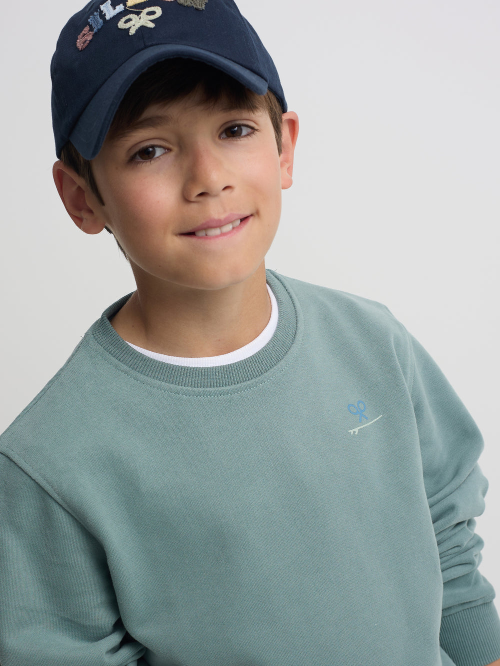 Sudadera kids summer beachy verde