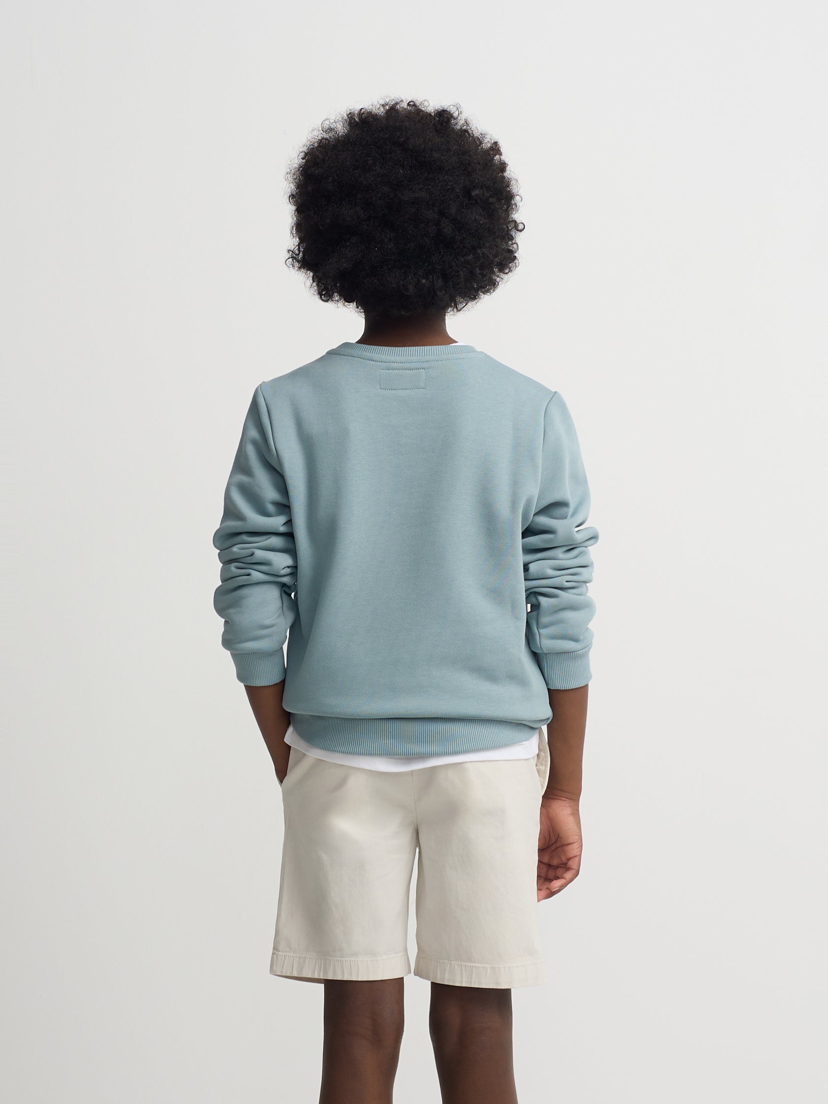 Sweatshirt kids Silbon raquete meia verde
