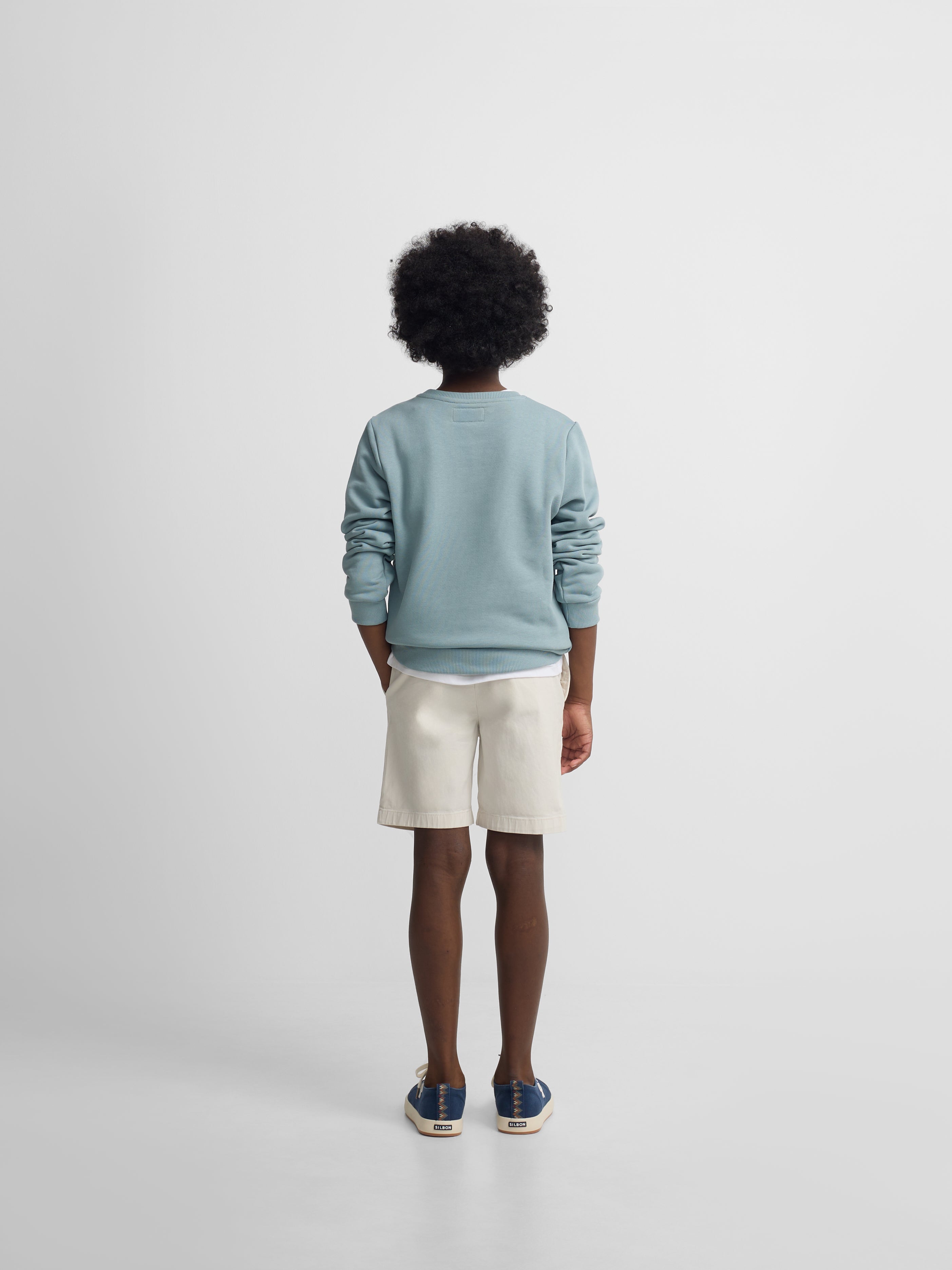 Sweatshirt kids Silbon raquete meia verde