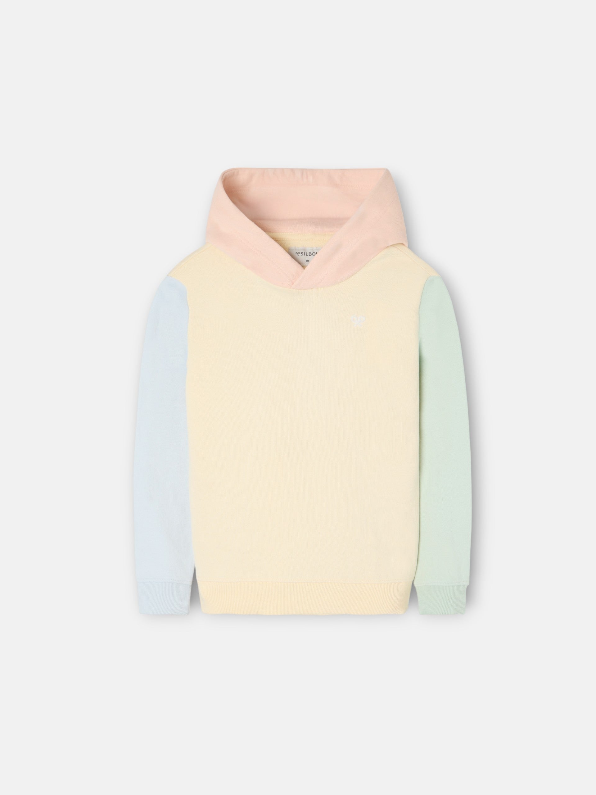 Kids multicolor hoodie yellow