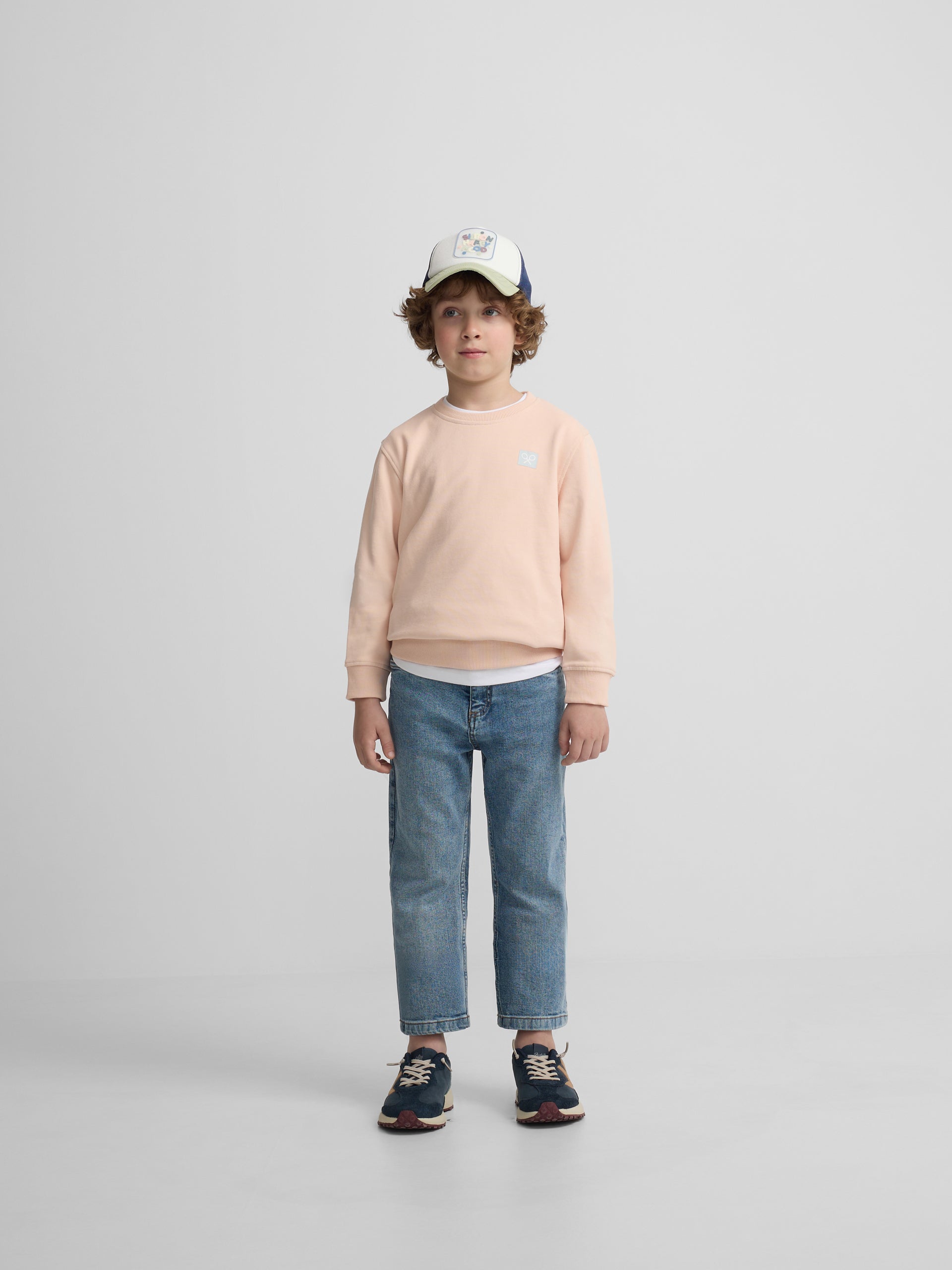 Sweat-shirt enfant sand and surf corail