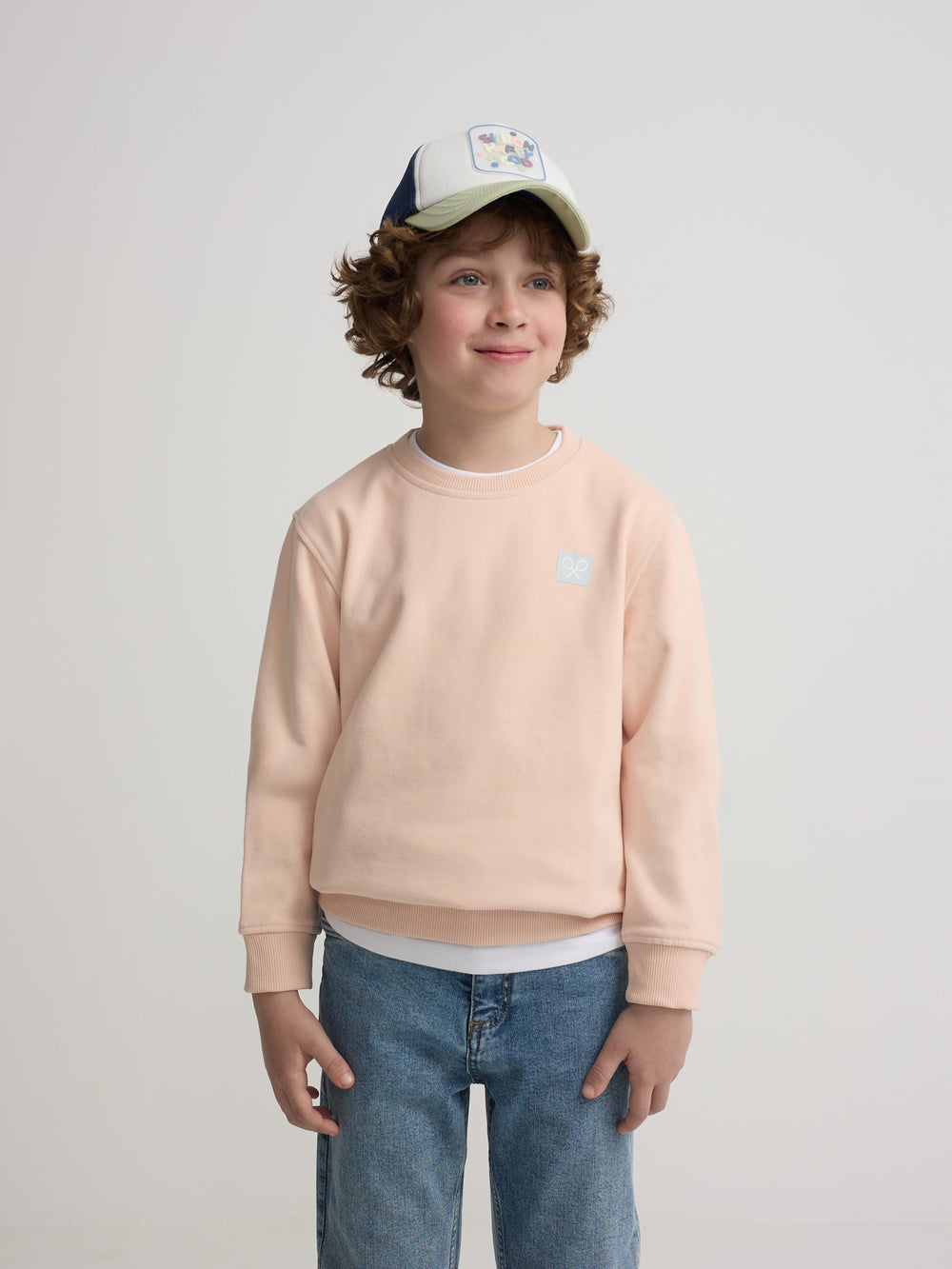 Sudadera kids sand and surf coral