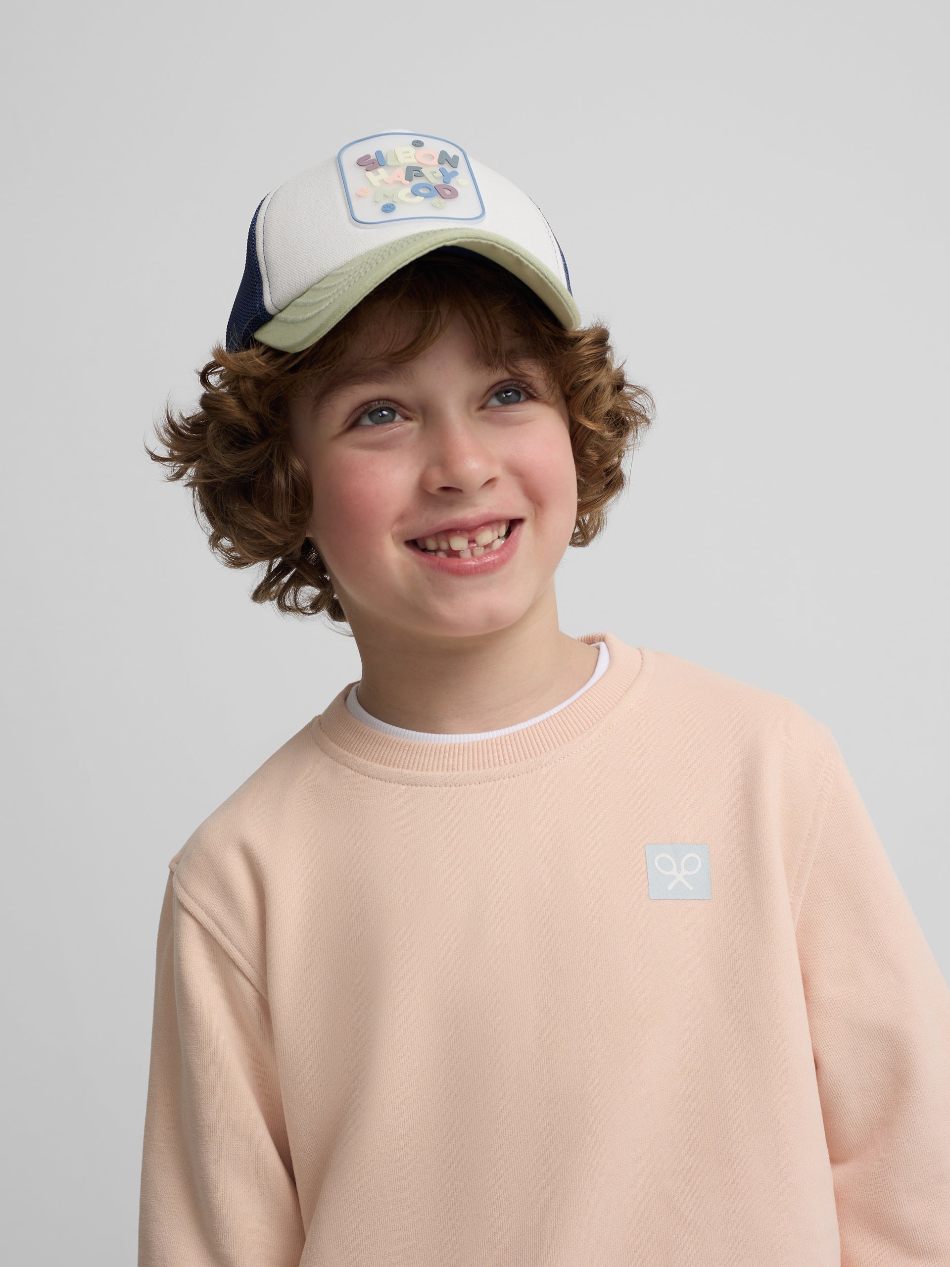 Sweat-shirt enfant sand and surf corail