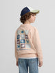 Sweat-shirt enfant sand and surf corail