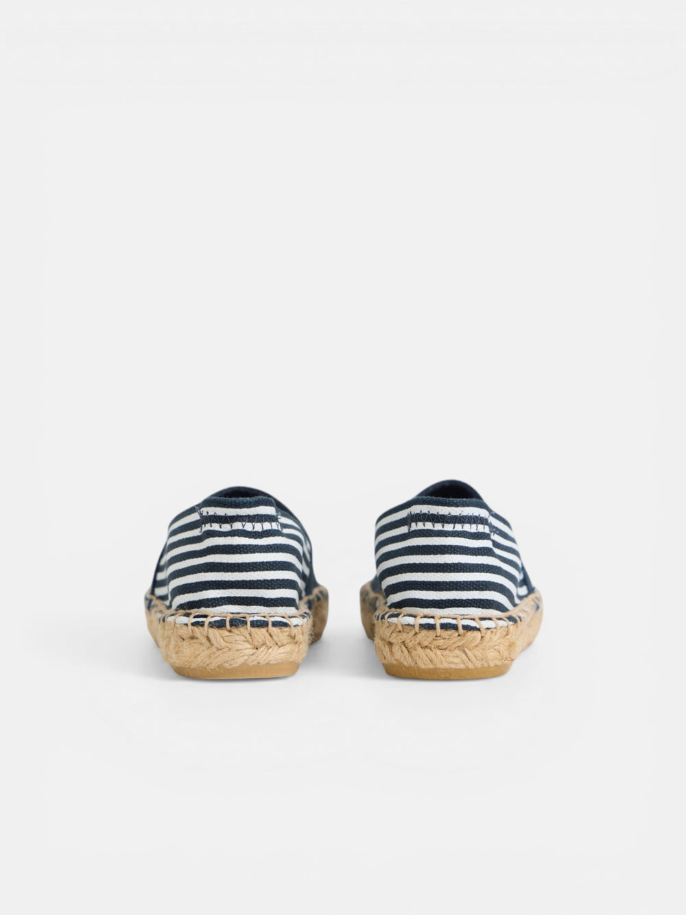 Espadrille enfant raquette rayures bleu marine