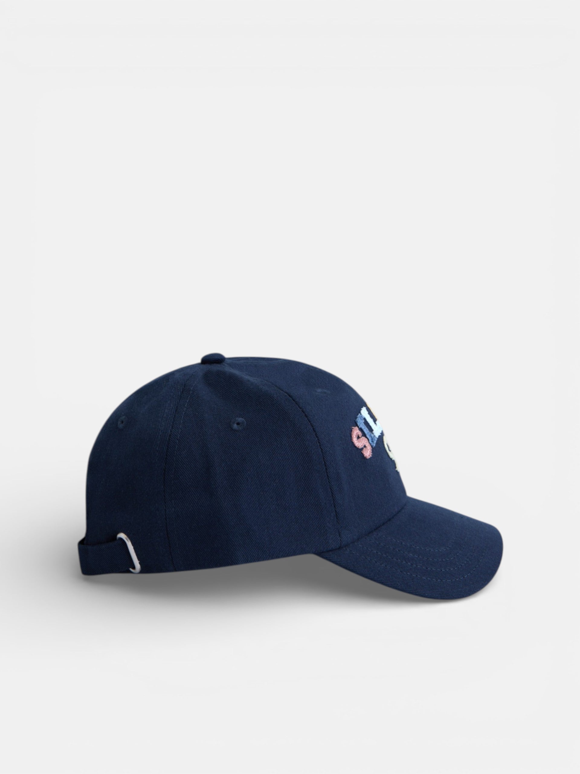 Gorra kids letras multicolor azul marino