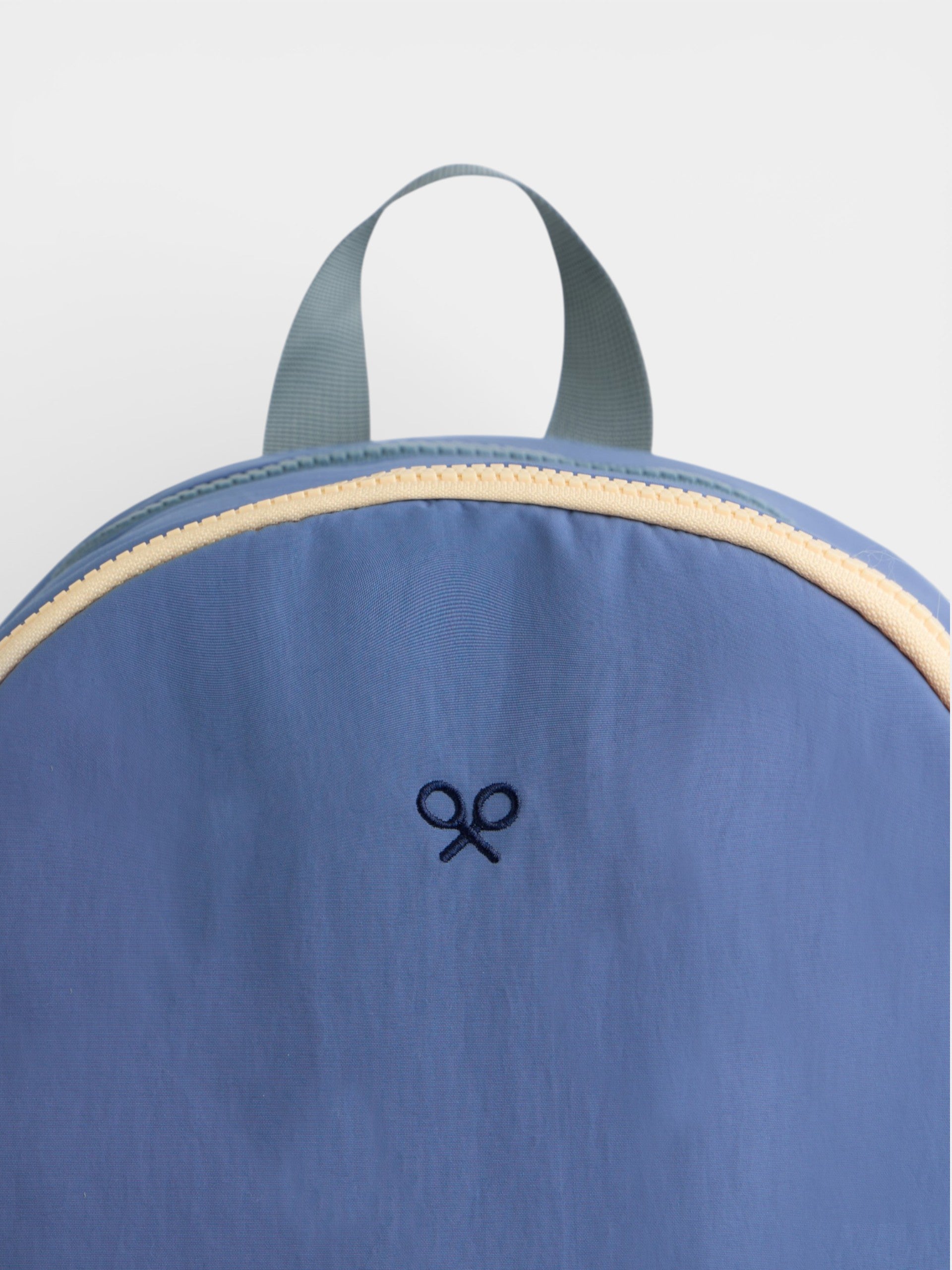 Kids backpack with zipper, blue colors
