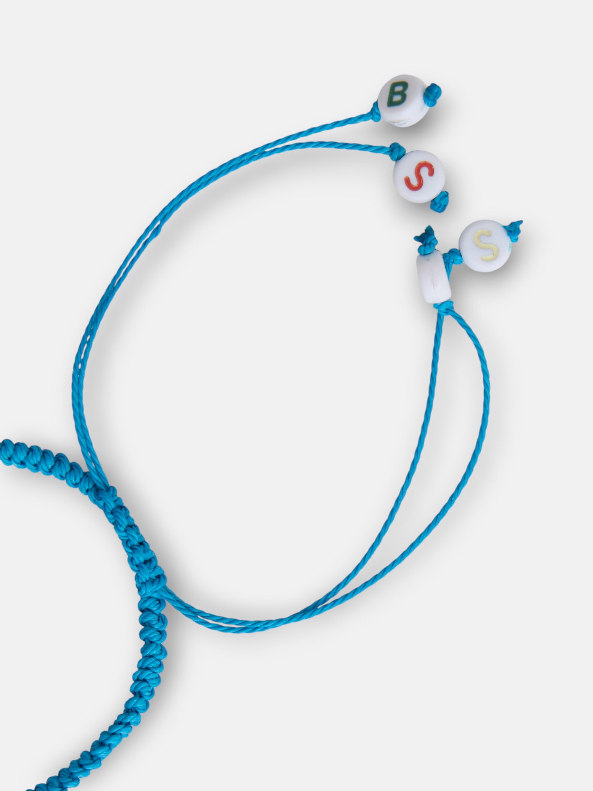 Pulsera kids raqueta silbon azul