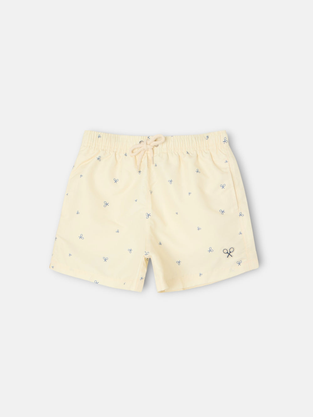 Fato de banho infantil multiraquete amarelo