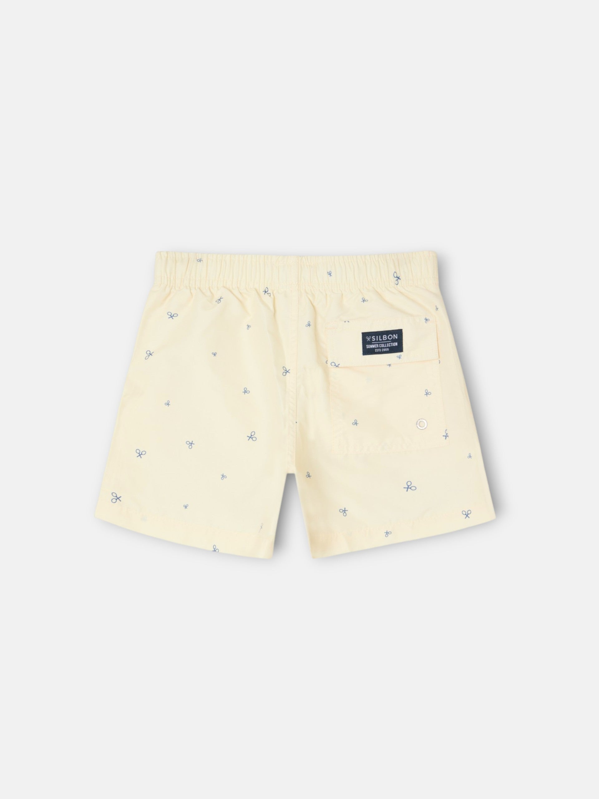Fato de banho infantil multiraquete amarelo