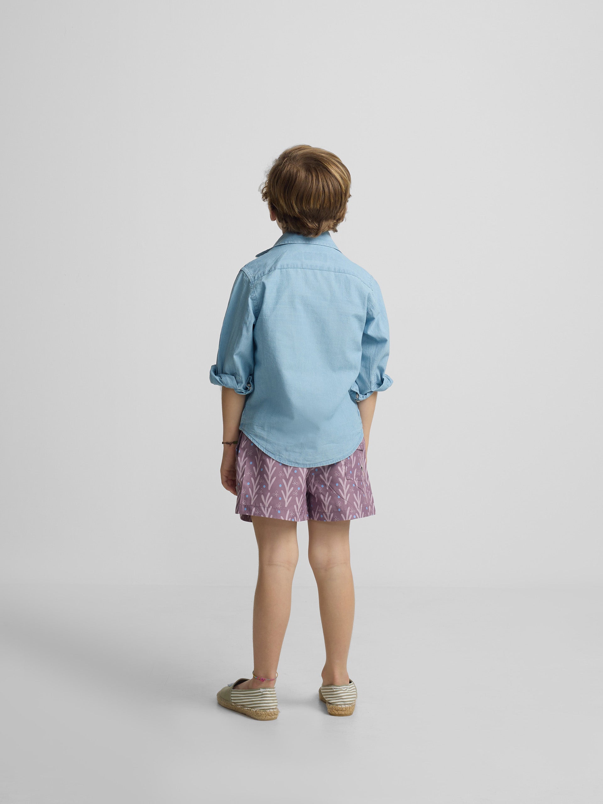 Fato de banho kids style pontos bordô