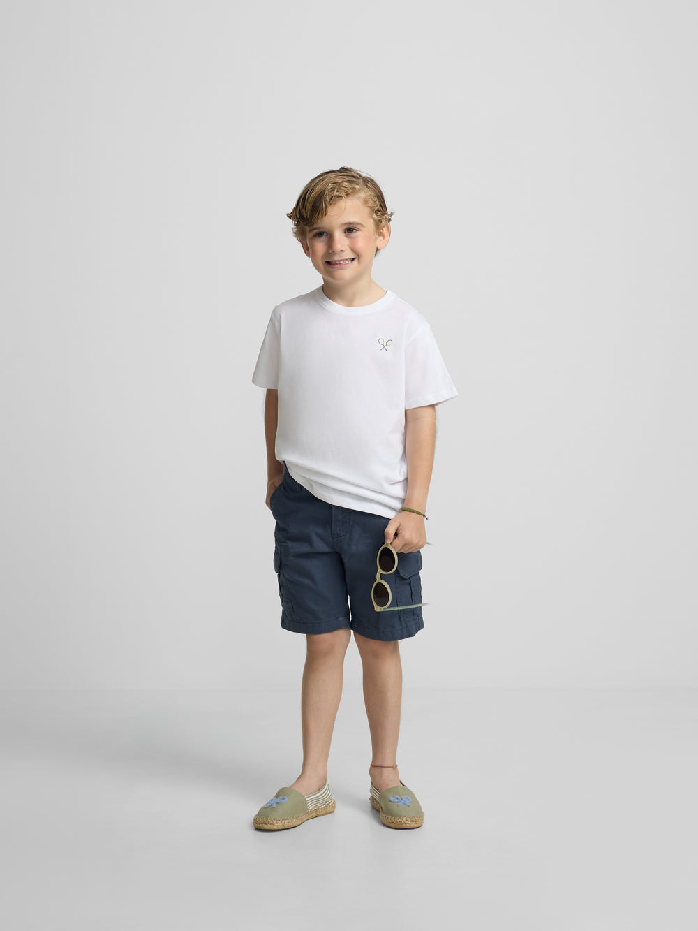 T-shirt enfant Silbon Formentera blanc