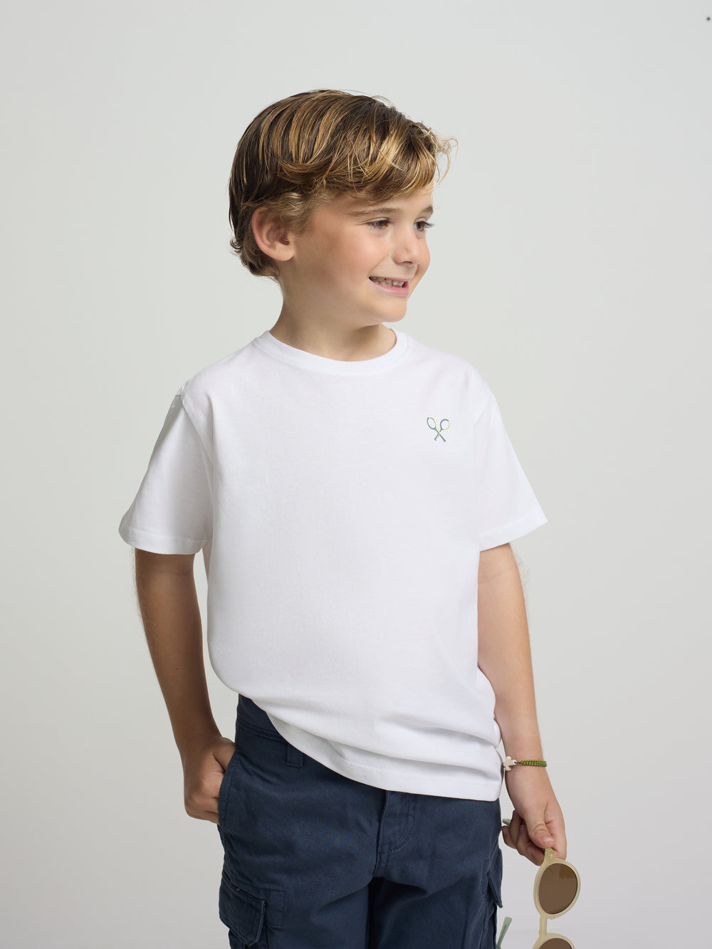 T-shirt enfant Silbon Formentera blanc
