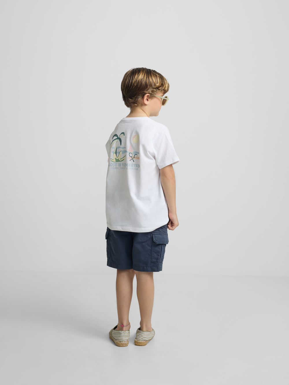T-shirt enfant Silbon Formentera blanc