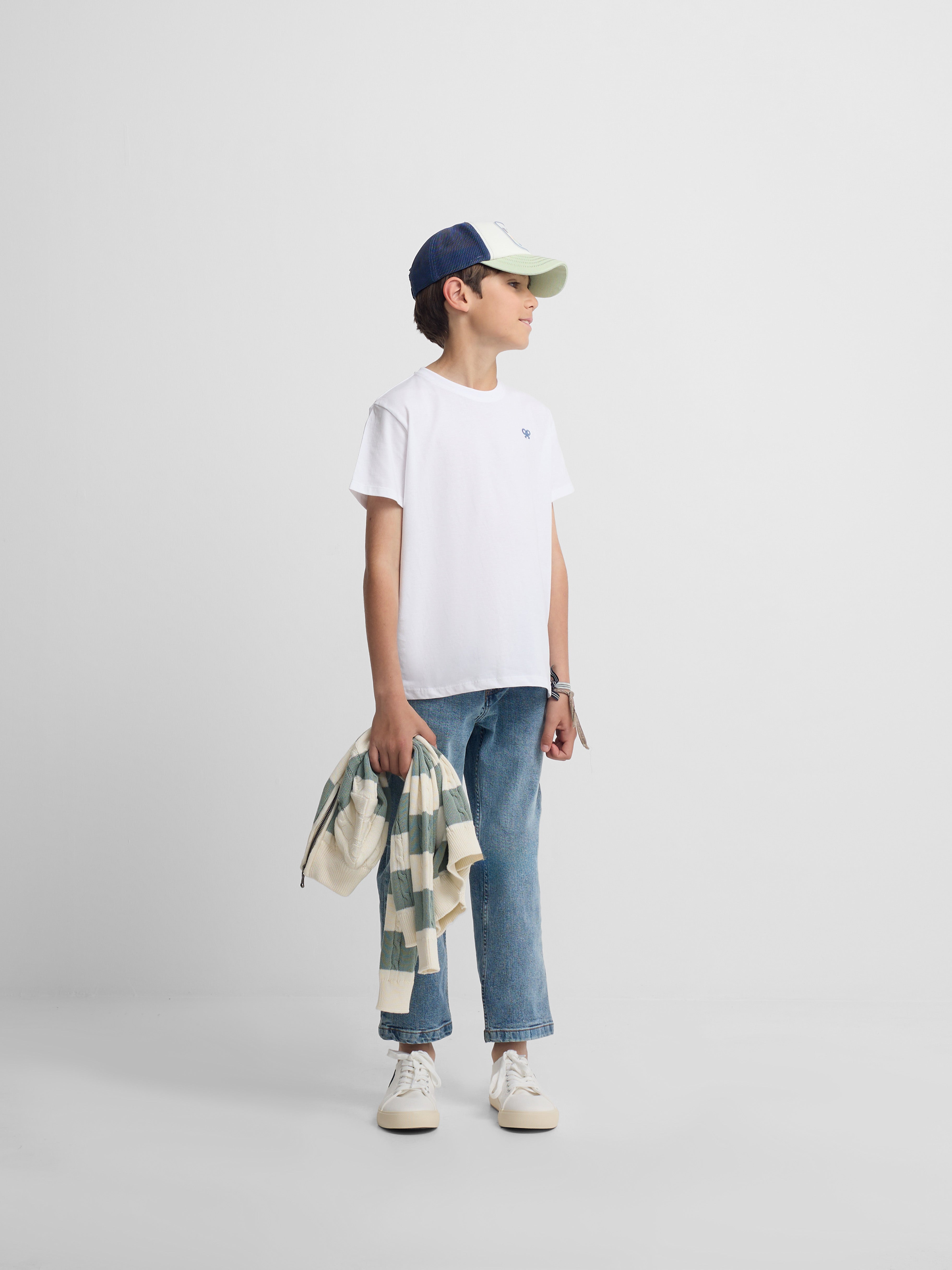Camisola kids summer sport branco