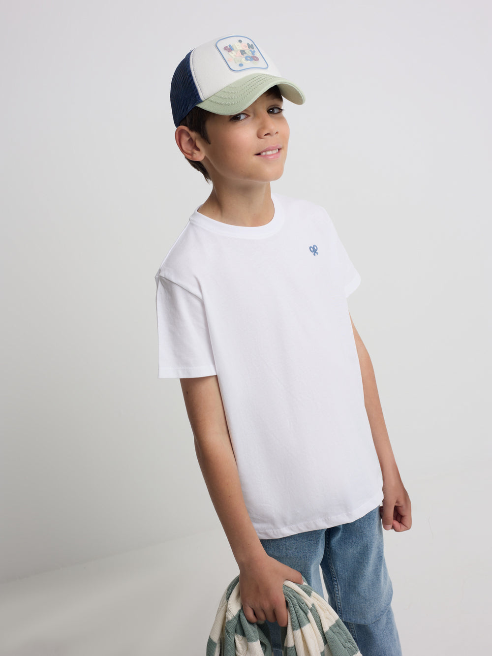 Camisola kids summer sport branco