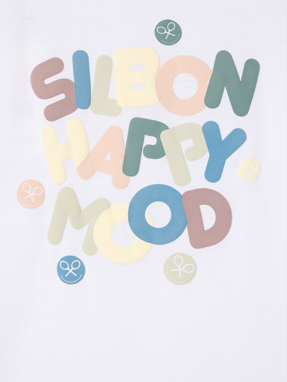 T-shirt enfant happy blanc