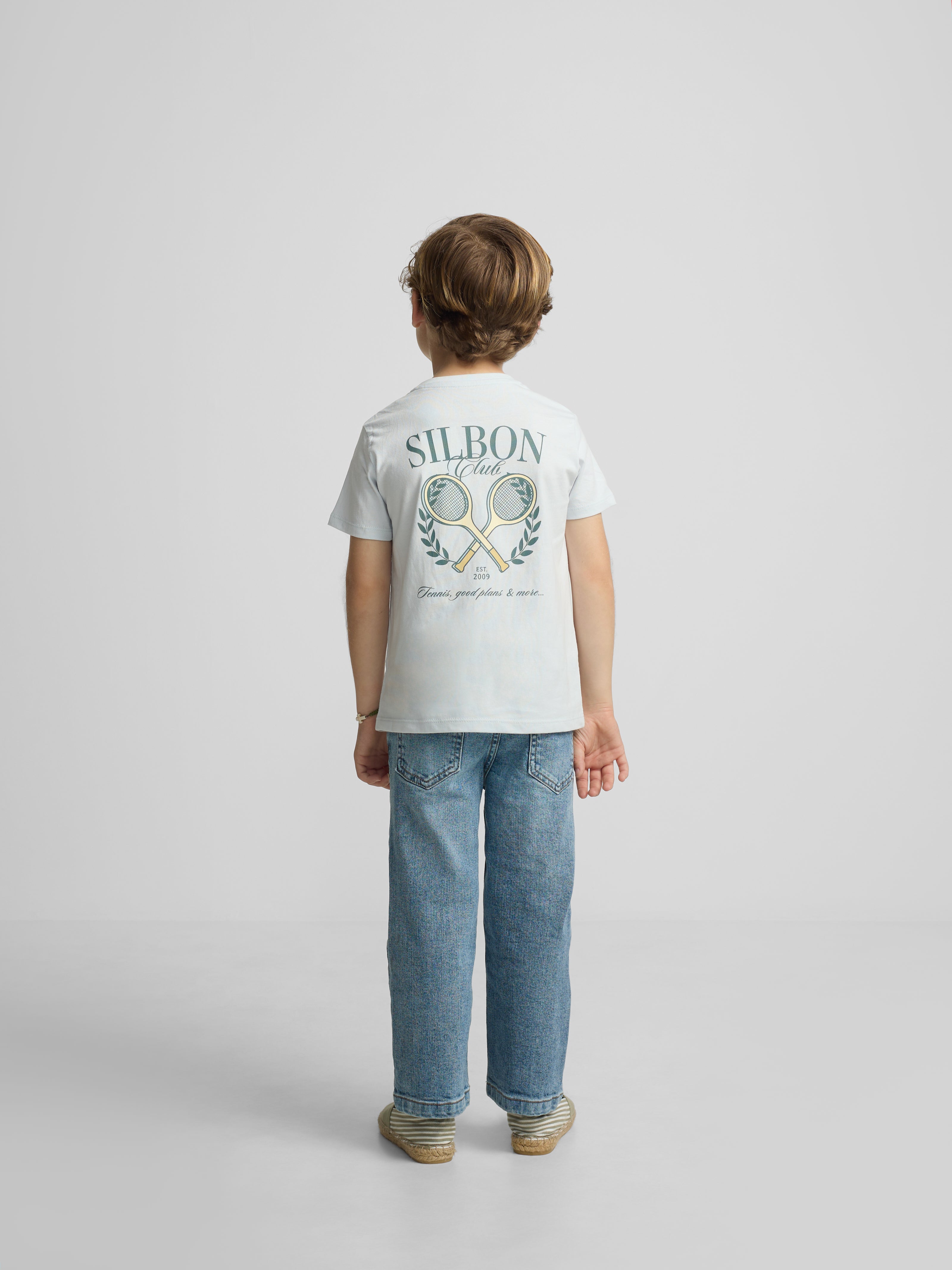 Camiseta kids Silbon club azul claro