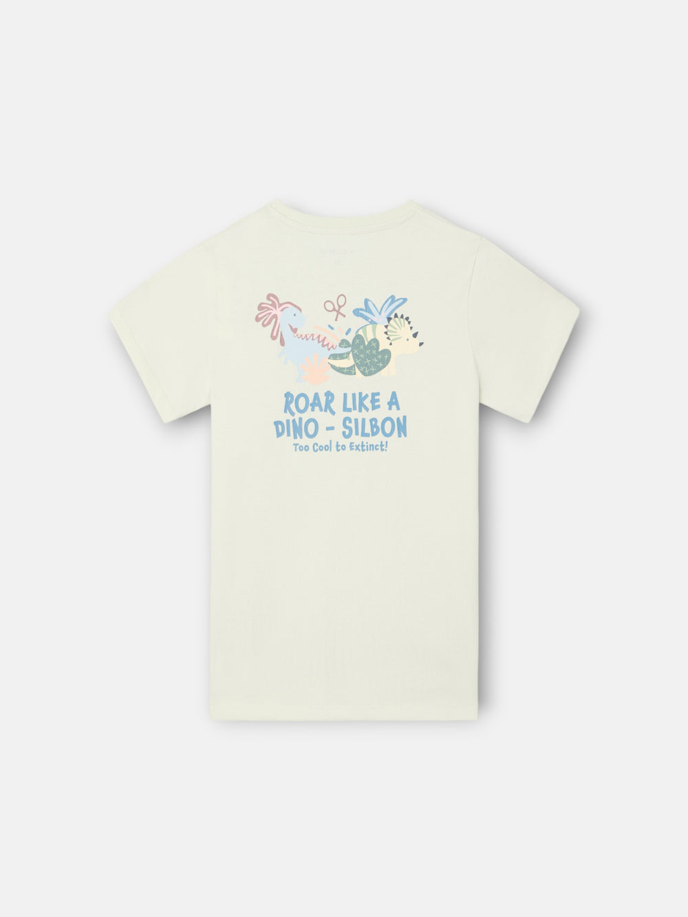 Camisola infantil dinossauro verde claro