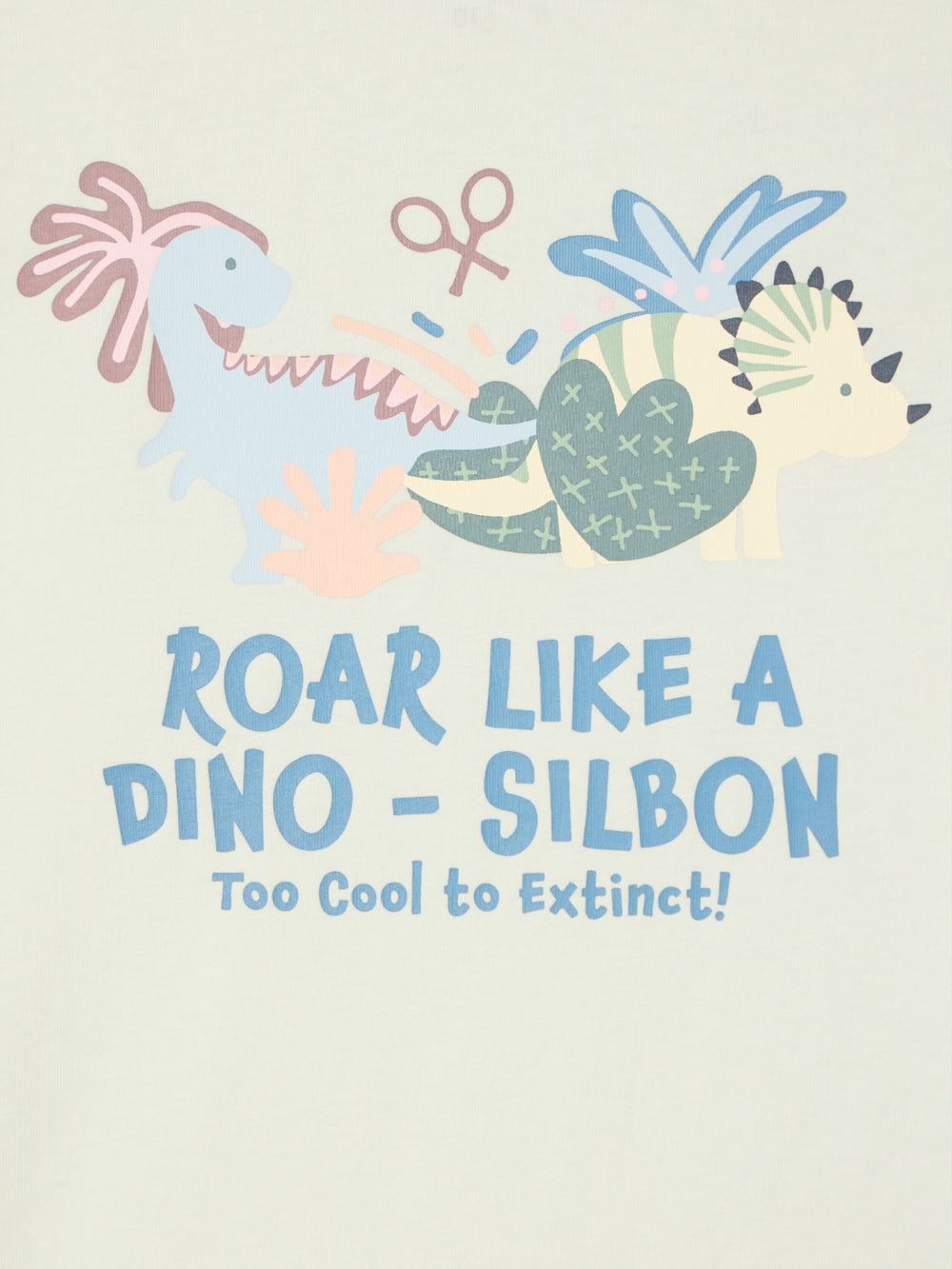 Camisola infantil dinossauro verde claro