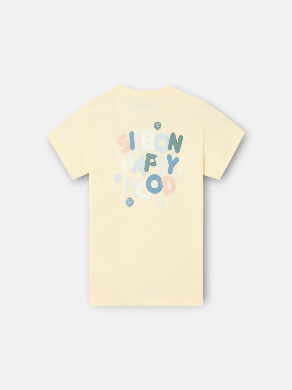 Camiseta kids happy amarillo