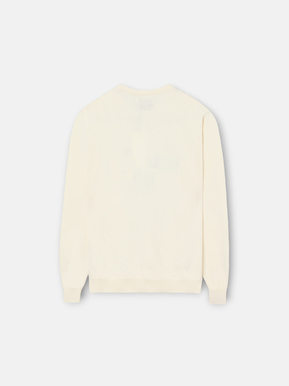 Kids' sweater with colored letters in cream