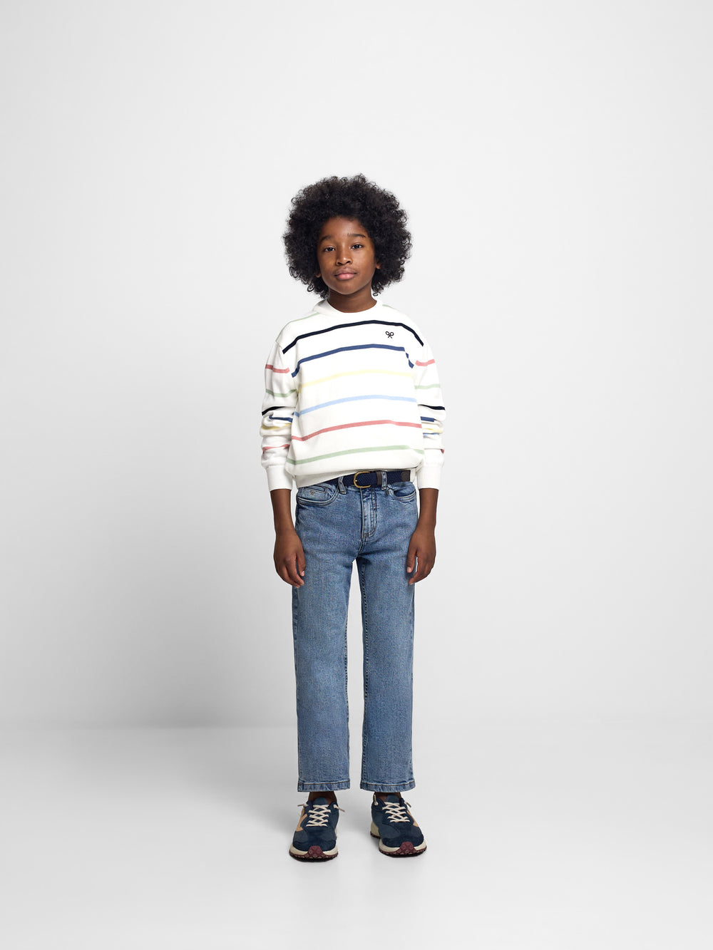 Kids' multicolor striped sweater
